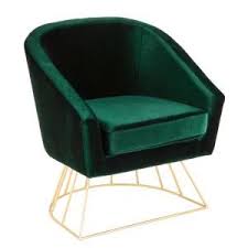 Lumisource Canary Gold And Green Velvet Tub Chair Ch Cnry Au Gn The Home Depot Green Accent Chair Green Chair Tub Chair