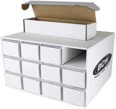 A box for your boxes. Amazon Com Card House Storage Box With 12 800 Count Storage Boxes By Bcw Toys Games