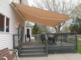 This type of awning can be custom sized to fit most decks. Retractable Awnings Charlotte Nc Sunesta