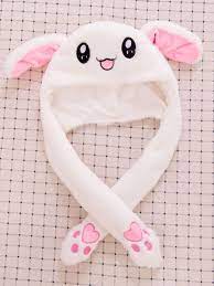 Embroidered Detail Cute Rabbit Hat Shein Sheinside Cute Hats Rabbit Hat Kawaii Accessories
