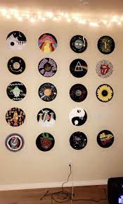 Painted Vinyl Record Wall Diy Canvas Art Vinyl Art Paint Diy Art Painting