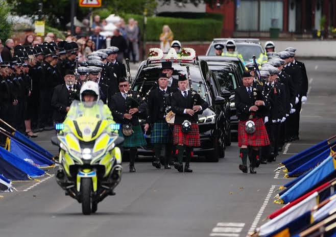 Pc Matthew Blades: Hundreds of police officers line streets for funeral of  colleague killed in A66 crash | The Independent