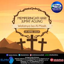 Ibadah jumat agung keluarga online 10 april 2020 pukul 10 00. Radio Elshinta Twitter Da Jumat Agung Adalah Peringatan Kisah Yesus Kristus Yang Wafat Di Salib Untuk Menebus Dosa Umat Manusia Selamat Hari Jumat Agung Semoga Kita Diberkati Cinta Dan Rahmat Nya Di Hari Suci