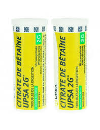 J'ai lu que le citrate de betaïne est déconseillé pendant la grossesse car pas assez de retours dessus mais j'ai des grosses brûlures d'estomac depuis cette nuit, une mom enceinte qui en a déjà pris ? Citrate De Betaine Upsa 2g Arome Menthe Sans Sucre 20 Comprimes Effervescents Archange Pharma
