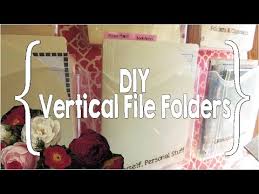 Free shipping on orders over $25. Diy Vertical File Folders Youtube