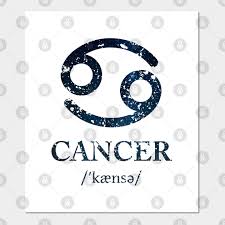 Sensitive cancer can take things personally, overreact, and get upset at the zodiac sign cancer is represented by the crab, and its glyph symbolizes the rounded shape. Cancer Zodiac Sign Cancer Zodiac Sign Posters And Art Prints Teepublic