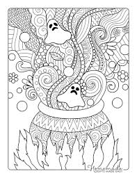 Printable coloring and activity pages are one way to keep the kids happy (or at least occupie. 89 Halloween Coloring Pages Free Printables