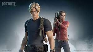 Leon S. Kennedy and Claire Redfield Are in the Fortnite Gaming Legends  Series