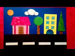 How To Make A City Scene Using Geometrical Shapes For Kids Youtube how to make a city scene using geometrical shapes for kids