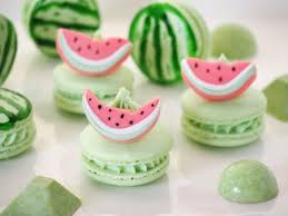 Coconut Watermelon Macarons Cute Desserts Cute Baking Macaroon Recipes