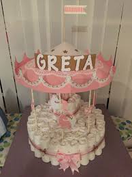 Windeltorte Karussell Hochzeitstorte Rosa Hochzeitstag Kuchen Hochzeitstorte Selber Machen