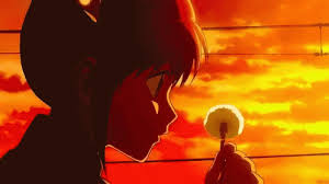 The perfect sunset aesthetic anime animated gif for your conversation. Anime Girl Sunset Gif Page 1 Line 17qq Com