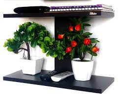 Consider wall paneling, side tables, movable stools, picture frames, sofa legs and carved pieces of art as just a few of the many options. Silistar Wall Mounted Shelf Decorative Display Rack Wenge 2 Shelves Standard Home Decor Items For Living Room Tv Stand For Drawing Room Tv Entertainment Units Amazon In Furniture