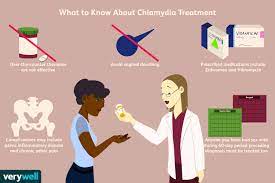 Chlamydia typically goes away within 1 to 2 weeks. How Chlamydia Is Treated