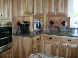 hickory kitchen cabinets with clear