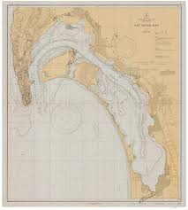 San Diego Bay 1931 Nautical Map Reprint Pc Harbors 5107 California