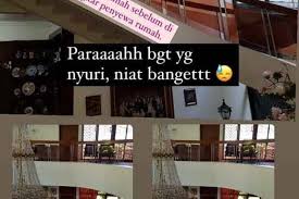 Berikutnya , kami saling membaringkan diri di atas karpet tebal di akhirnya harus mengungsi ke rumah mertuaku , karena rumahku dan istri sedang direnovasi untuk saya bingung bu , melepaskan hasrat seksual saya kemana. Waspada Modus Sewa Rumah Malah Curi Isi Rumahnya Hingga Keramik Dicongkel