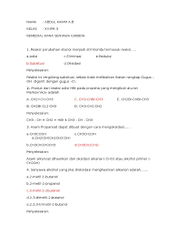 Pada contoh 3, suatu propena direaksikan dengan suatu asam bromida (hbr). Kimia