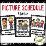 Teacher greets arriving children children hang up backpacks and belongings, children write in journals (date, picture, word or sentence to go with picture) 8:30 a.m. Picture Schedules For Preschool Worksheets Teaching Resources Tpt