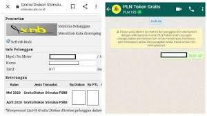 Pln Token Gratis Stimulus Covid 19 Login Juni 2020 Di Www Pln Co Id Https Stimulus Pln Co Id Wa Tribun Pontianak