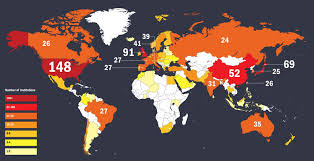 1 in the world in the top 500 global universities, according to the ceoworld magazine university ranking 2020, compared to last year when it was placed at second. How The World S Top Universities Are Distributed World Economic Forum