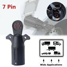 Sponsored Ebay 7 Pin Way Blade Trailer Light Wiring Circuit Tester Round Connector Plug Rv Boat Trailer Light Wiring Circuit Plugs