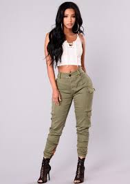 Fashion Nova Cargo Pants Olive Green Pants Outfit Green Cargo Pants Outfit Cargo Pants Outfit