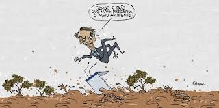 Fiquei feliz por voces compartilharem. Charge Do Gilmar