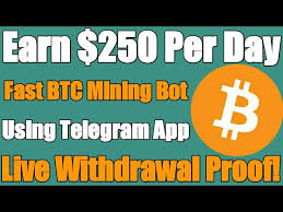 This is from personal experience. How To Earn 250 Free Bitcoin Per Day Using Telegram App Fast Btc Mining Bot Payment Proof Youtube