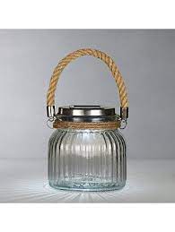 John Lewis Partners Flint Solar Glass Outdoor Light Outdoor Lighting Outdoor Lanterns Glass
