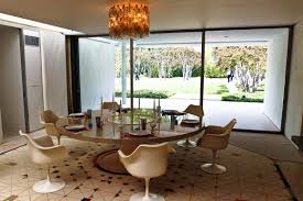 Dining Area With Great Views Out To The Lawn The Miller House And Garden Is Owned And Cared For By The Indianapolis Museu Miller Homes House Interior Design