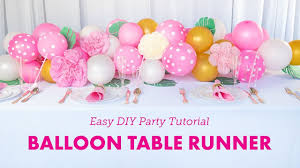 Alibaba.com offers 1,387 balloon table decorations products. How To Diy Balloon Table Runner Balsacircle Com Youtube