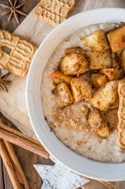 Spekulatius Porridge Mit Bratapfel Oats And Crumbs Rezept Essen Und Trinken Rezepte Porridge