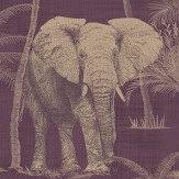 Elephant Grove By Arthouse Aubergine And Copper Wallpaper Wallpaper Direct This wallpaper is flourished with stunning jungle inspired prints with a touch of modern feel.