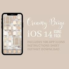 Download 2155 free google doc icons in ios, windows, material and other design styles. Creamy Beige Aesthetic Pack For Iphone Ios 14 100 App Icons Via Wish List