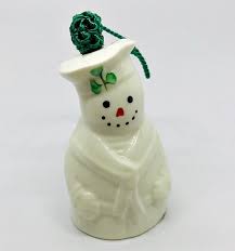 belleek parian china sailor snowman