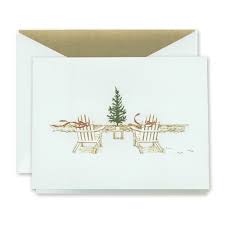 Find great deals on ebay for crane christmas cards. Crane Co Engraved Seaside Christmas Greeting Cards