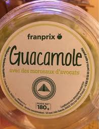 Guacamole Franprix Calories Et Informations Nutritionnelles
