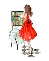 Fashion Illustration Art Print The Classic Reader Etsy Fashion Art Illustration Fashion Illustration Illustration Art