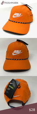 Nike Aerobill Classic 99 Orange Rope Brim Golf Hat Golf Hats Nike Brim