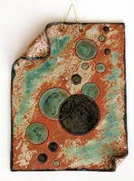 Contemporary Ceramic Wall Hanging Abstract Clay Wall Art Black Etsy Clay Wall Art Clay Wall Hanging Ceramic Wall Hanging