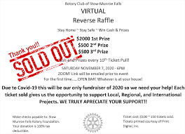 How to do an online raffle drawing. How To Do A Virtual Raffle And Sell Out In One Month District 6630