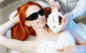 Mohs surgery involves mapping diseased tissue in a precise manner to allow complete removal of the skin cancer while minimizing destruction of surrounding healthy tissue. Laser Hair Removal From The Face Woman In The Clinic Of Aesthetic Stock Photo Picture And Royalty Free Image Image 128258445