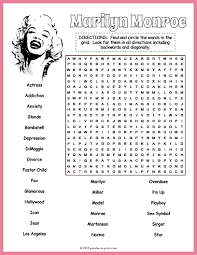We did not find results for: Marilyn Monroe Word Search