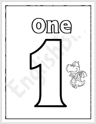 Numbers coloring pages for kids. Number 1 Coloring Page For Kids Englishbix