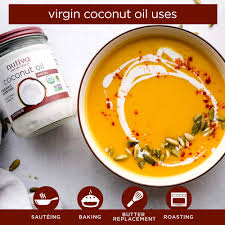 Not refined, deodorized or bleached! Nutiva Bio Extra Virgin Kokosol 444 Ml Amazon De Lebensmittel Getranke