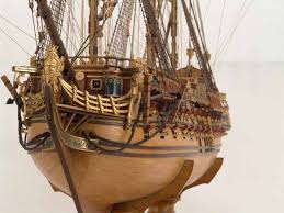 Close Views Of Ship Model San Felipe Model Ships Wooden Model Boats Ship Figurehead
