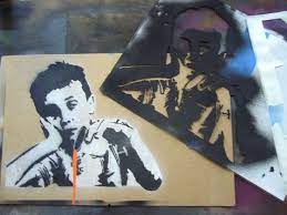 Creating Complex Spraypaint Stencils By Hand Stencil Street Art Spray Paint Art Stencil Art