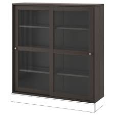 Havsta Vitrine Dunkelbraun Ikea Osterreich In 2020 Glass Cabinet Doors Ikea Glass Door