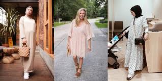 Dengan terbuat dari material katun, dress berkerah bulat ini sangat nyaman dan sangat cocok digunakan oleh ibu. 12 Ide Dress Longgar Untuk Ibu Hamil Anti Gerah Dan Nyaman Stylish Di Setiap Kesempatan